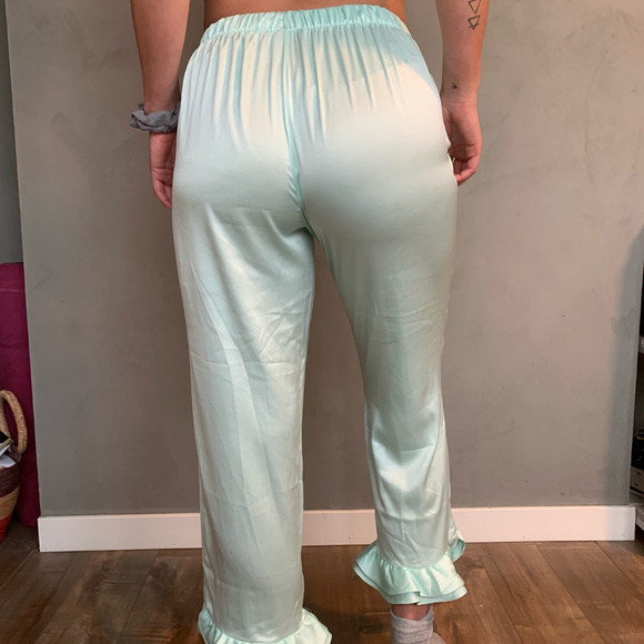 Vintage Victoria Secret Silk Lounge Pajama Pants - Picture 5 of 8